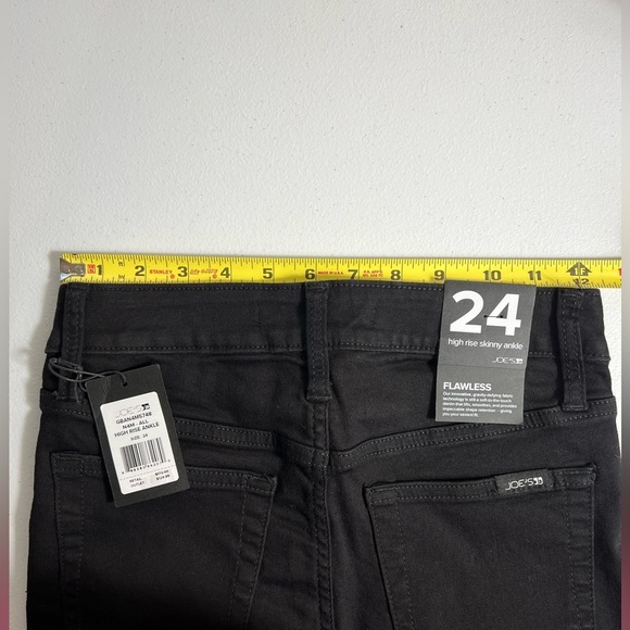 NWT Joe’s high rise skinny ankle jeans flawless black 24 - Picture 2 of 5